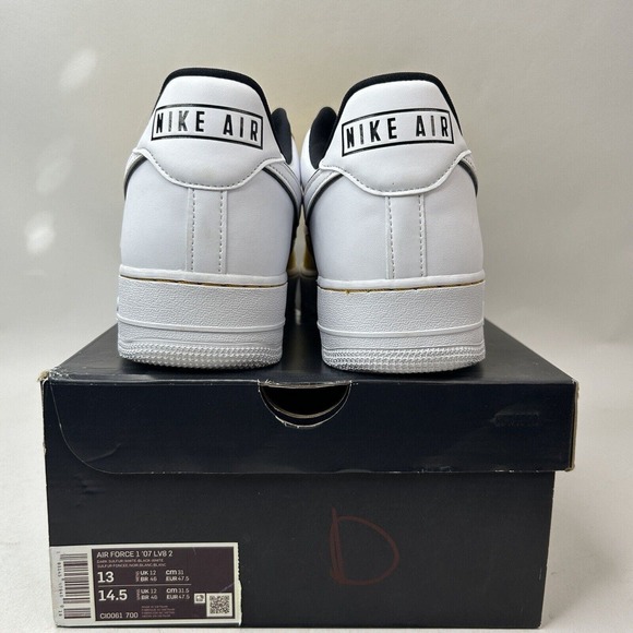 Nike Shoes Air Force 1 '07 LV8 2 “Dark Sulfur Yellow” 2024 - Picture 4 of 5